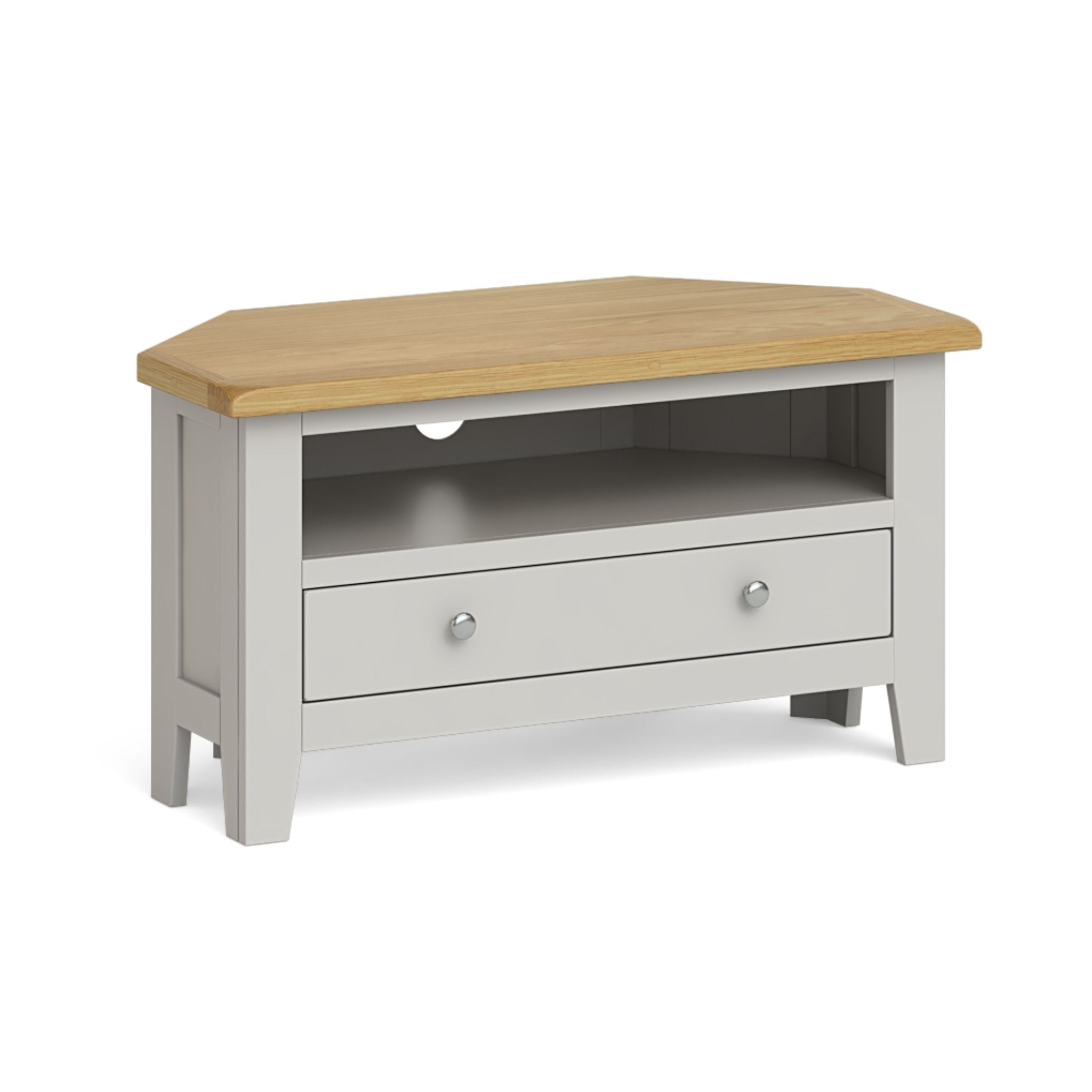 Oak 227 - Corner TV Unit