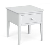 Hanbury - White - Lamp Table - CHECK STOCK