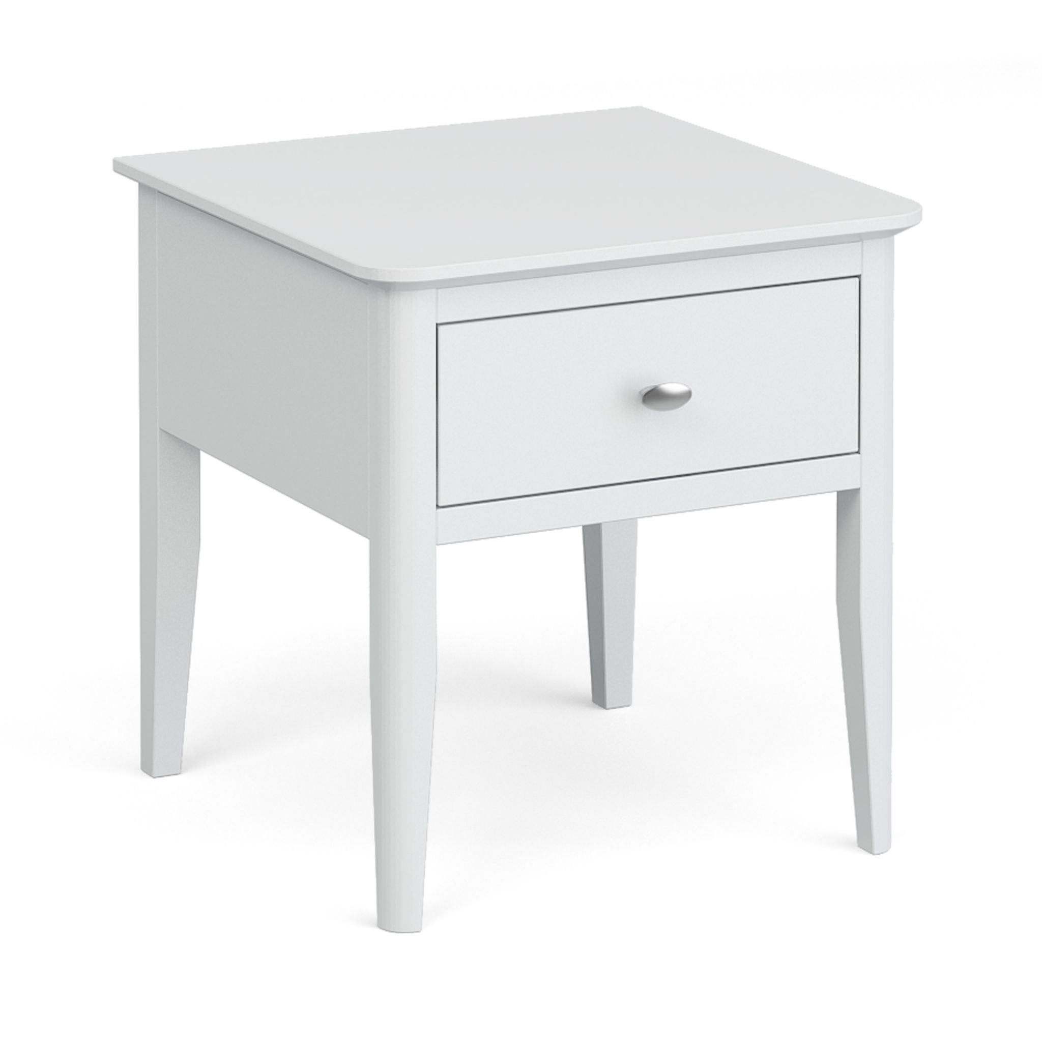 Hanbury - White - Lamp Table - CHECK STOCK