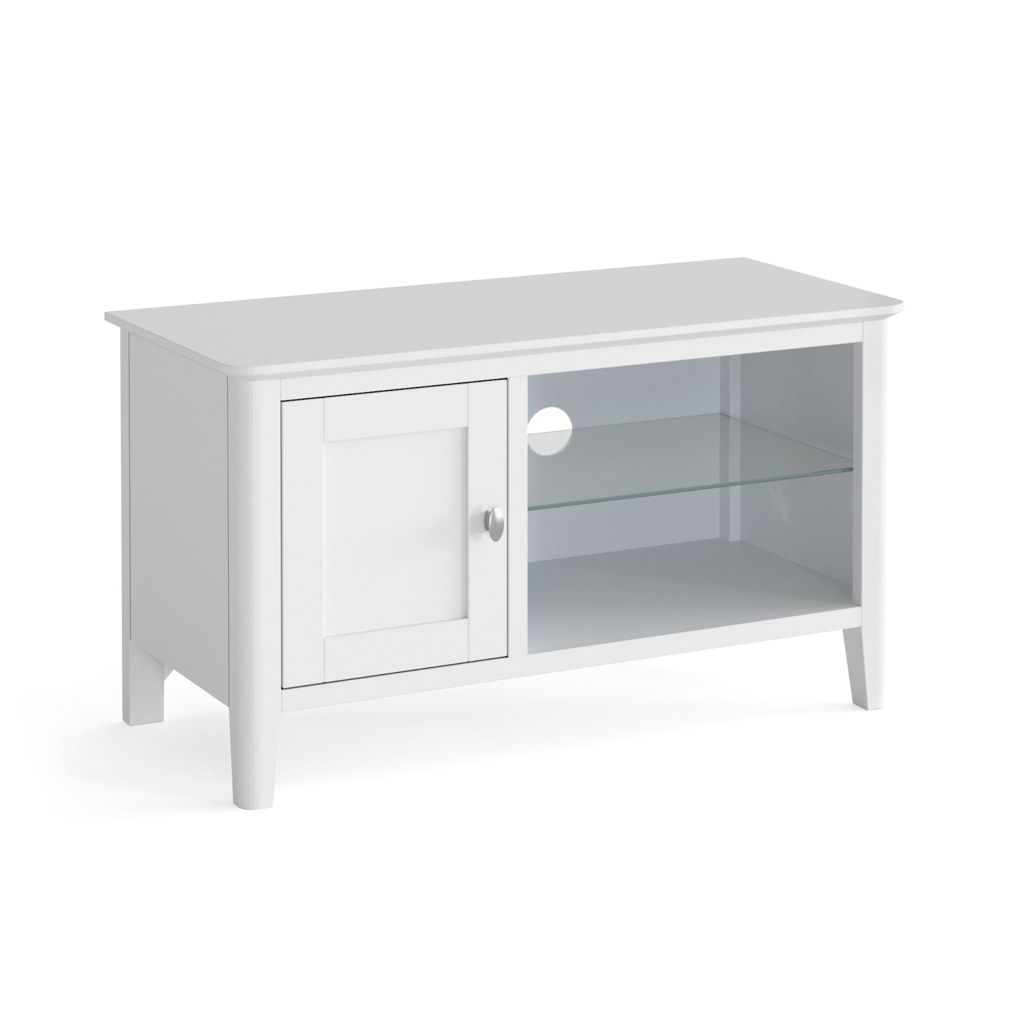 Hanbury - White -Small TV Unit