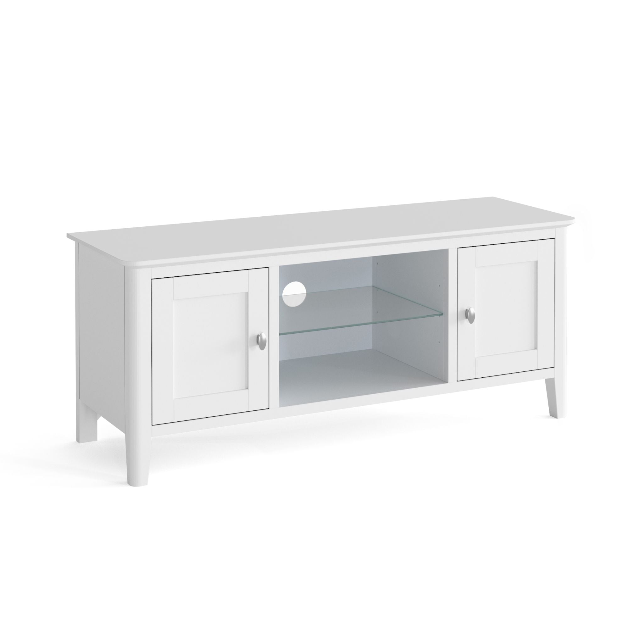 Hanbury - White -Large TV Unit