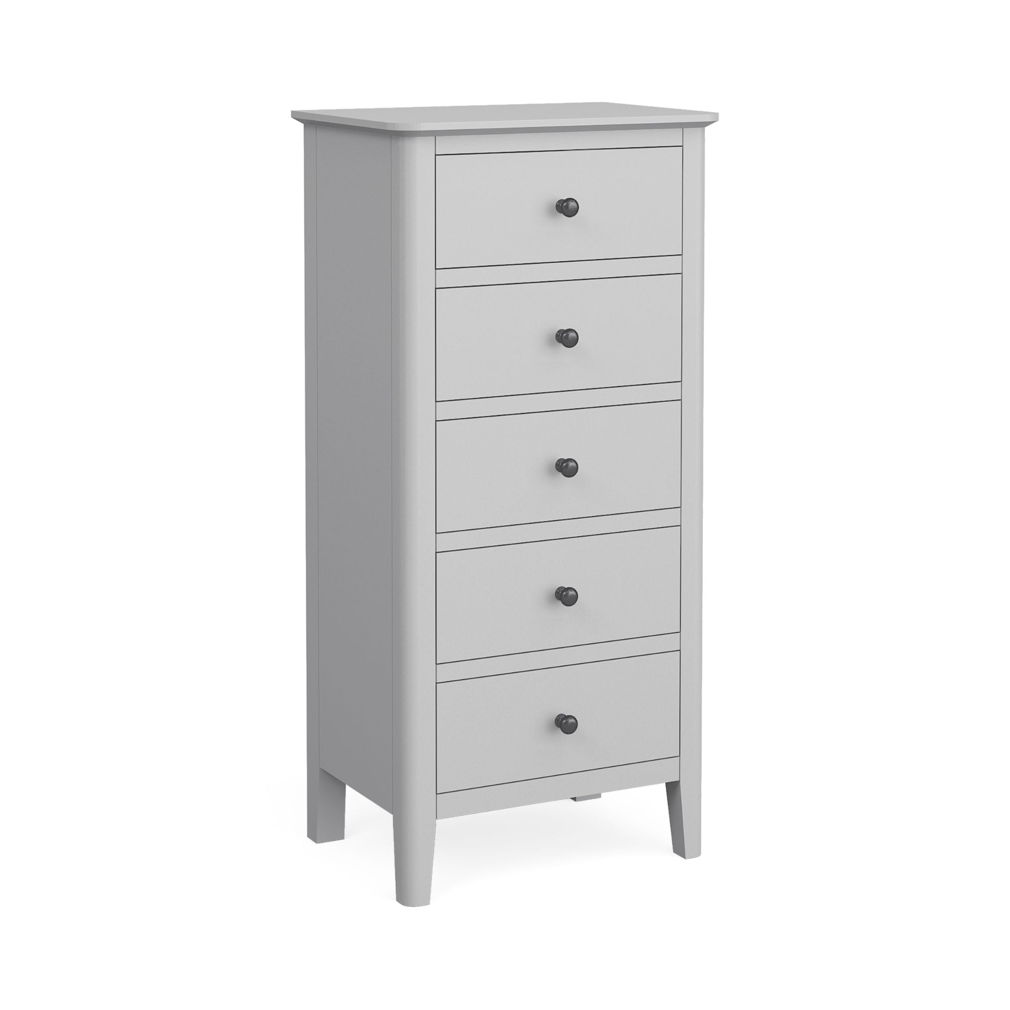 Hanbury - Grey - 5 Drawer