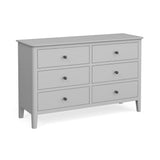 Hanbury - Grey - 6 Drawer