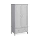 Hanbury - Grey - 2 Door 1 Drawer Robe