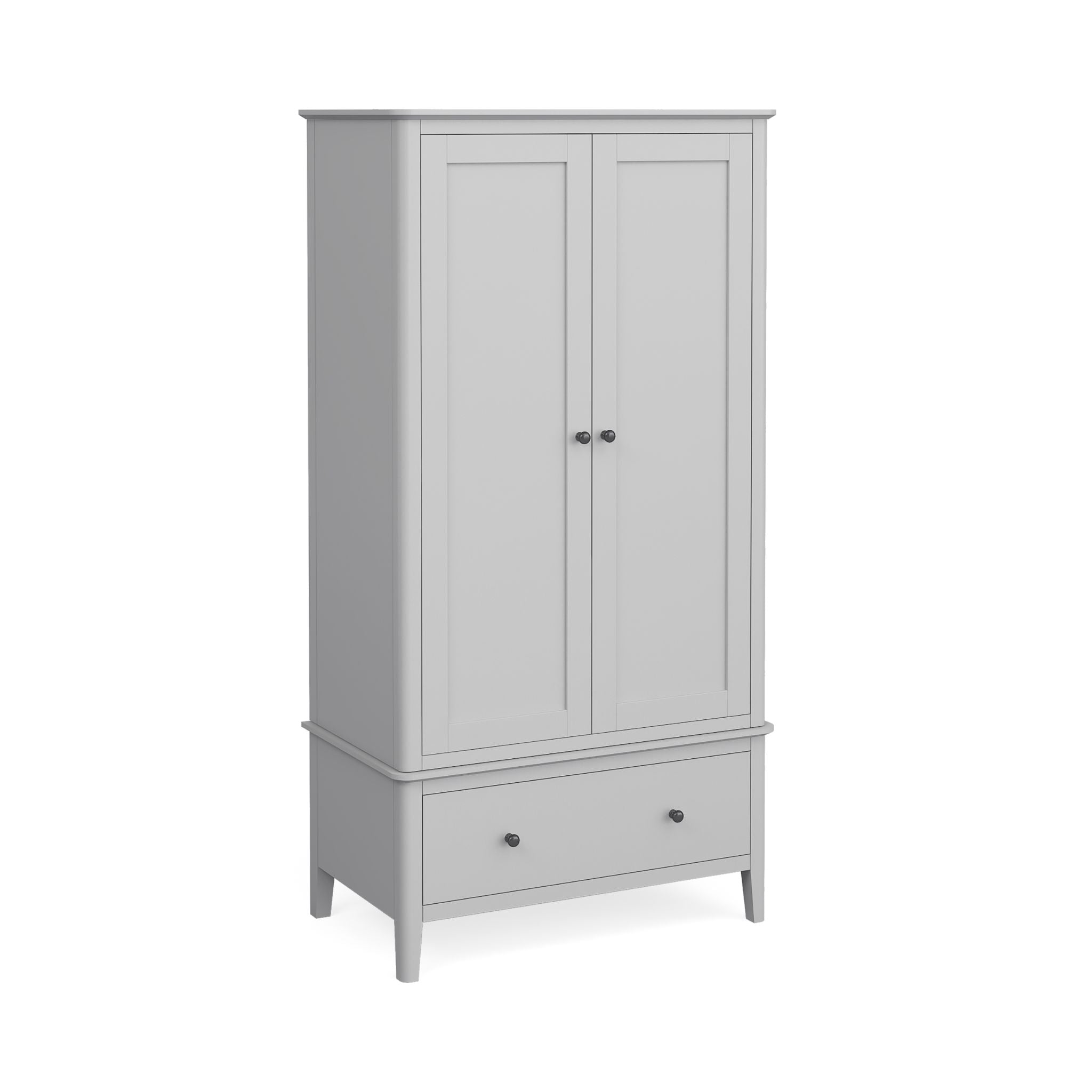 Hanbury - Grey - 2 Door 1 Drawer Robe