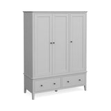 Hanbury - Grey - 3 Door 2 Drawer Robe - CHECK STOCK