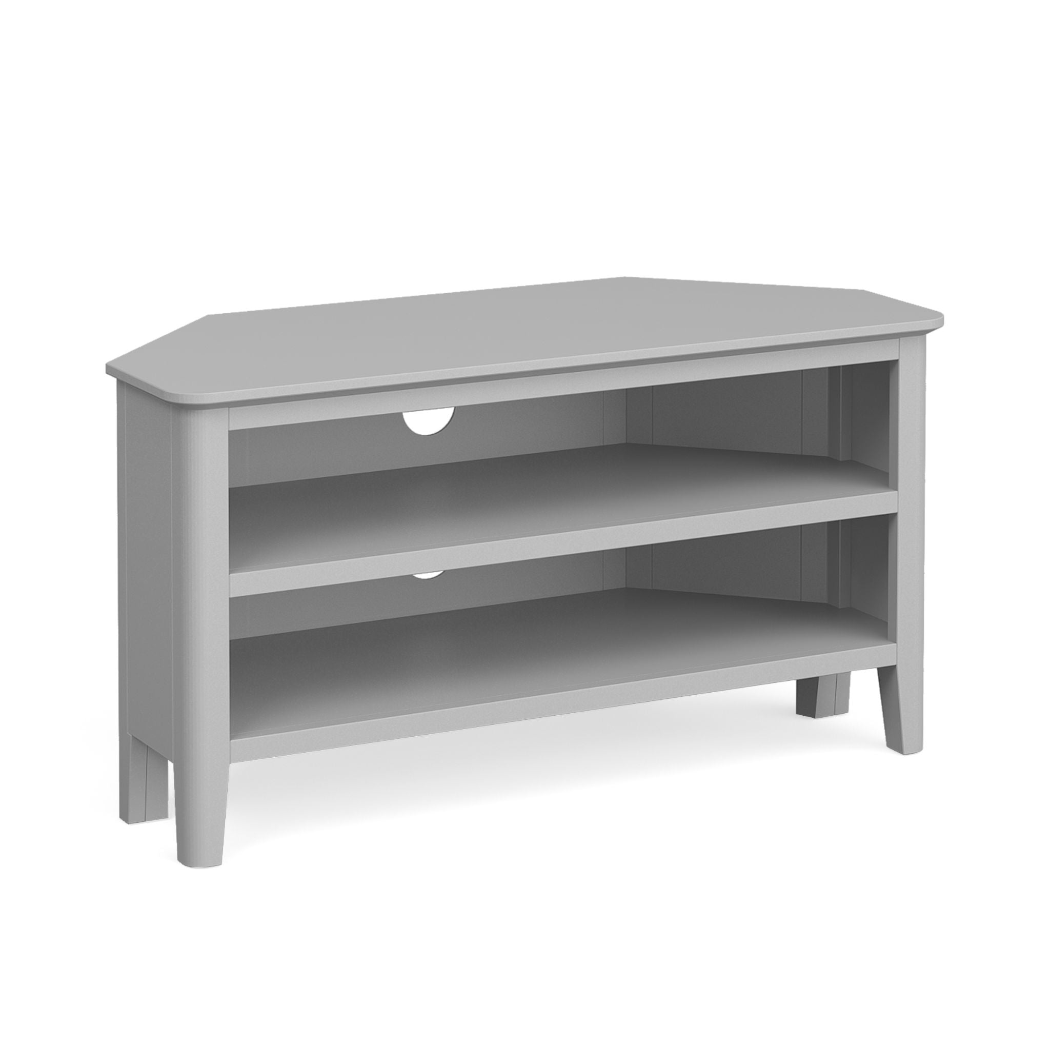 Hanbury - Grey - Corner TV Unit - CHECK STOCK