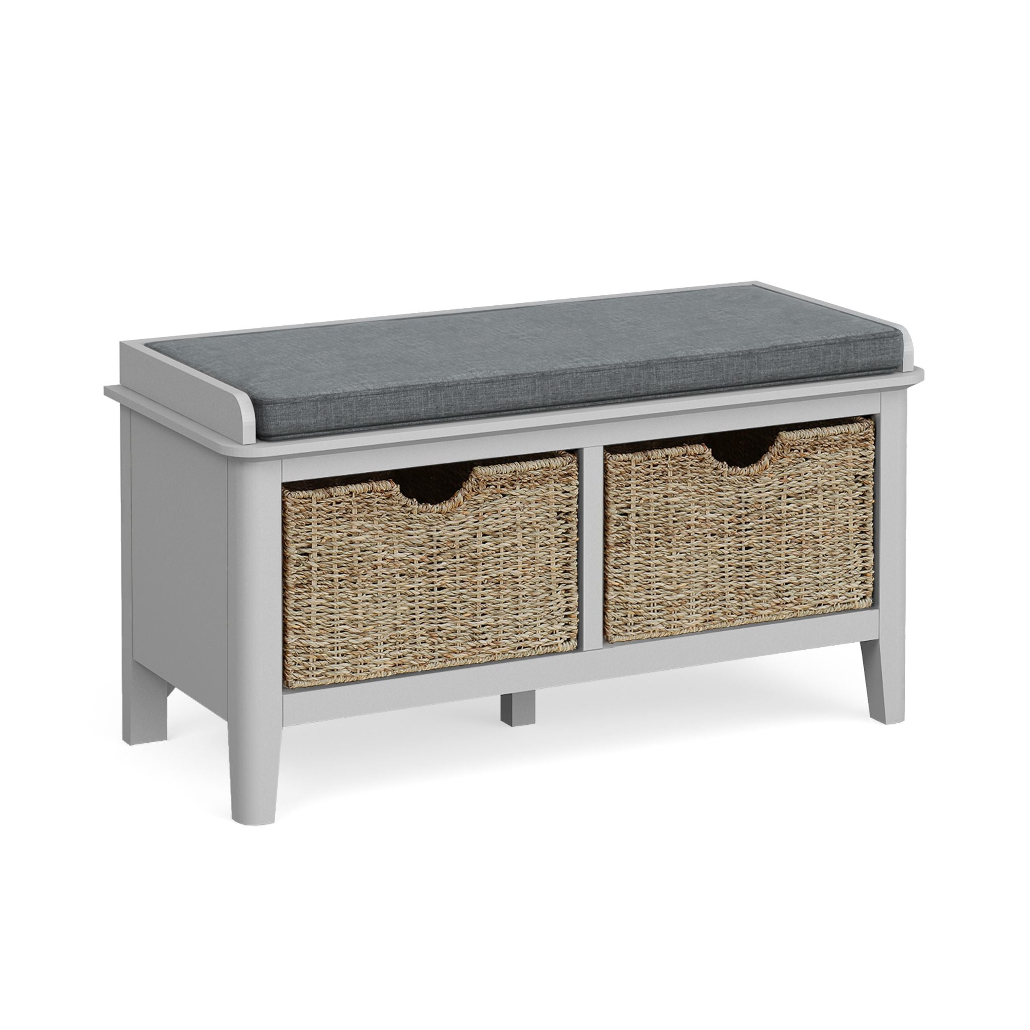 Hanbury - Grey - Storage Bench