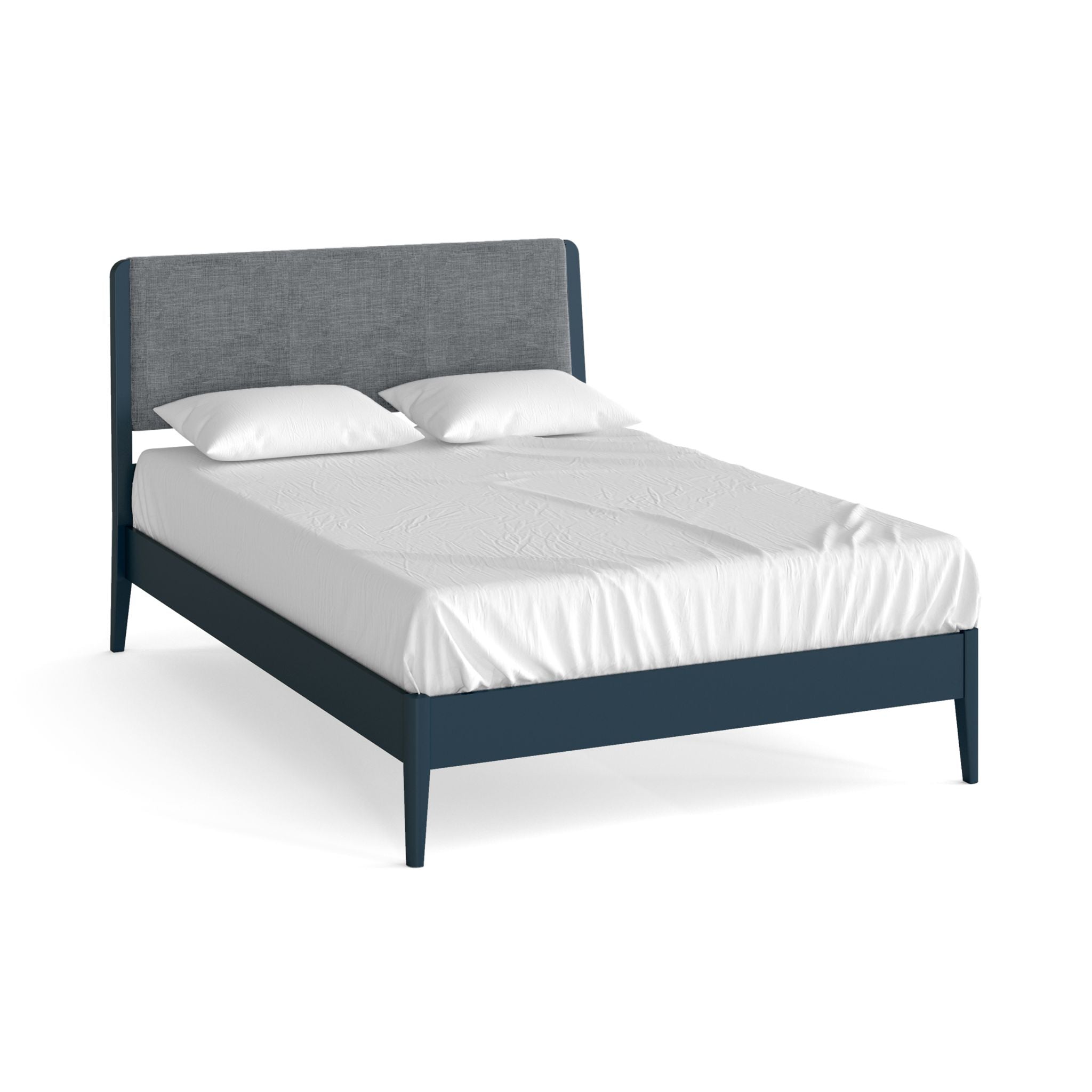 Hanbury - Navy - 4'6 Frame Bed - CHECK STOCK