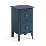 Hanbury - Navy - Narrow Bedside