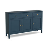 Hanbury - Navy - 3 Door Large Sideboard