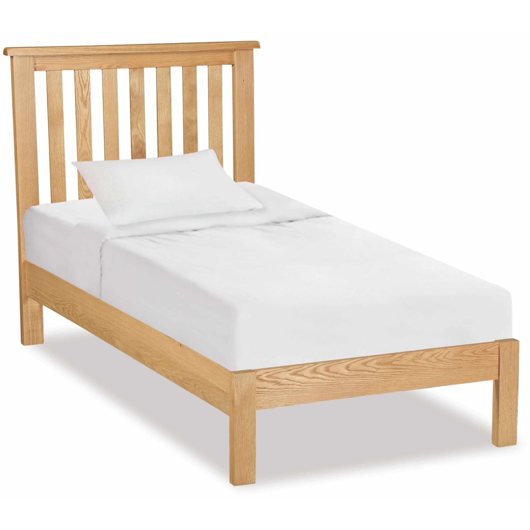 Sudbury Petite Oak - 3' Single Frame Bed