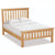 Oak 27L - 4'6 Double Frame Bed