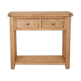 Country Oak - 2 Drawer Console