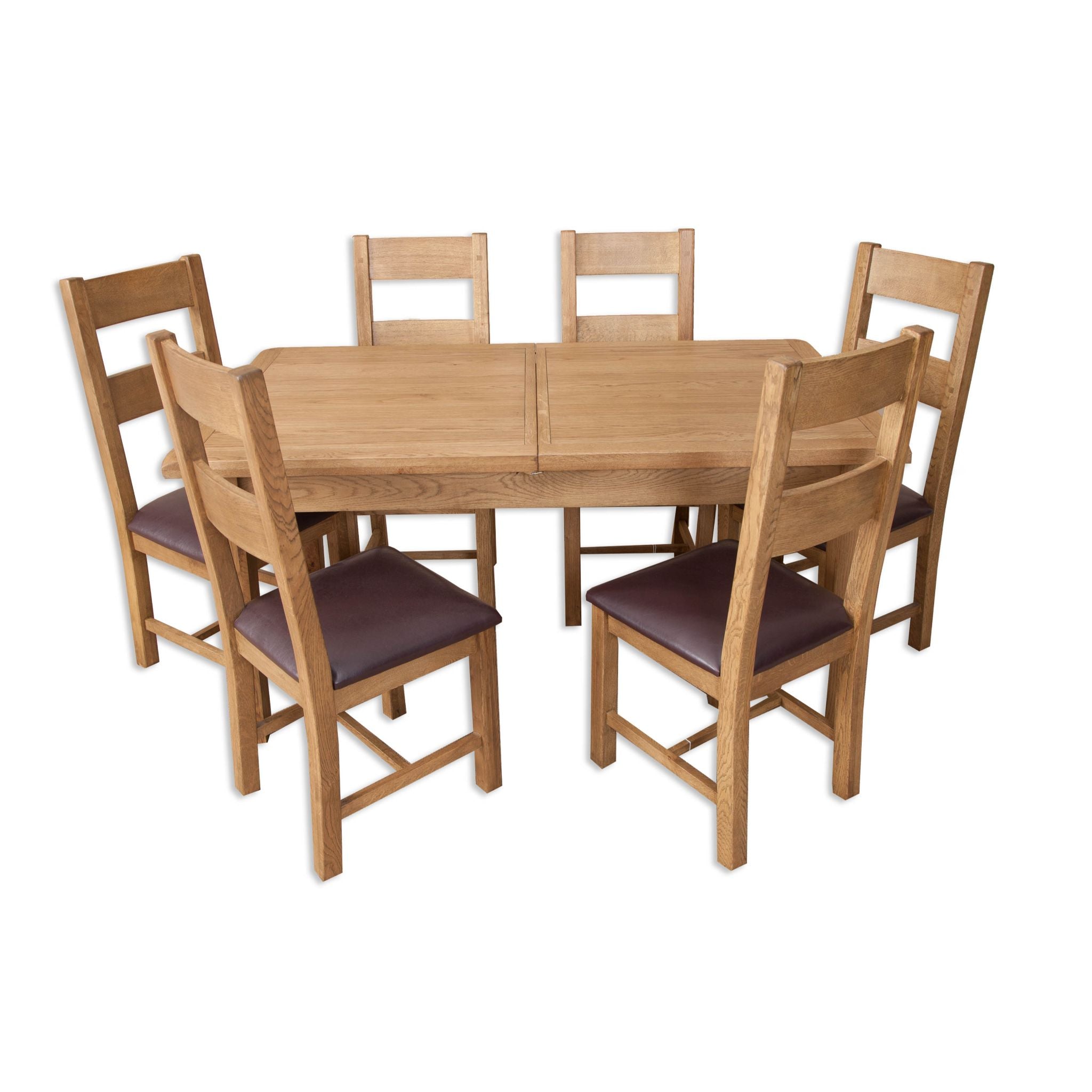 Country Oak - 1.6m/2.1m Extending Table