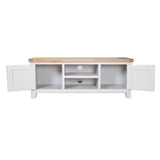 French Grey & Oak Top - Large 1.34m TV Unit