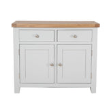French Grey & Oak Top - 2 Door Sideboard