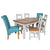 French Grey & Oak Top - 1.6m Extending Table