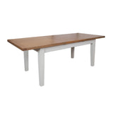 French Grey & Oak Top - 1.2m/1.6m Extending Table