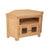 Natural Oak - Glazed TV Unit