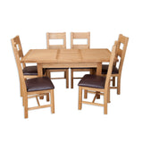 Natural Oak - 1.2m/1.6m Extending Table