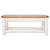 Arctic White & Oak Top - Coffee Table