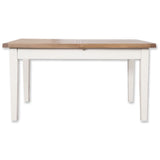 Arctic White & Oak Top - 1.2m/1.6m Extending Table