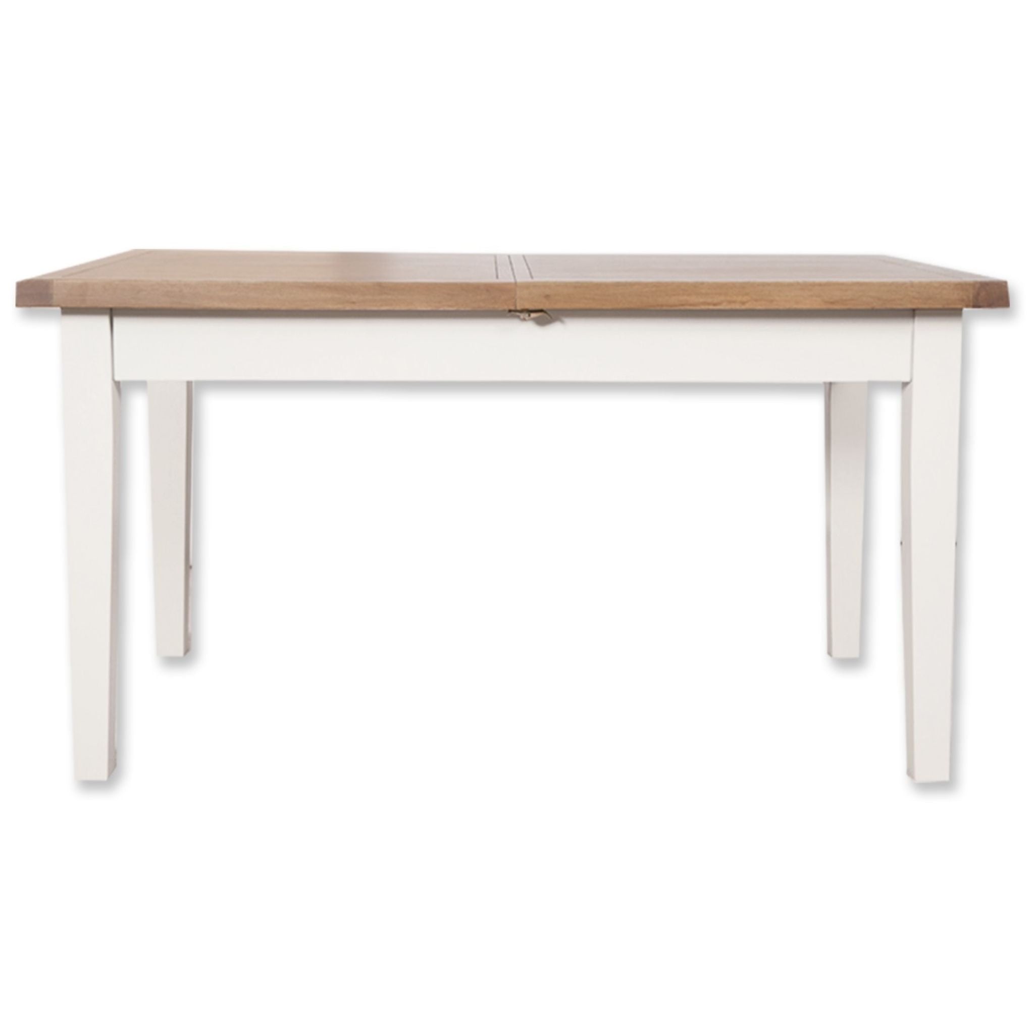 Arctic White & Oak Top - 1.2m/1.6m Extending Table