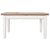 Arctic White & Oak Top - 1.6m Extending Table