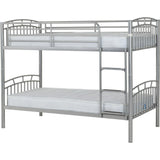 Metal Bunk Bed - Silver