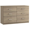 Modena - 6 Drawer Twin Chest 45" - 11 Colours