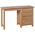 Oak 1 - Single Pedestal Dressing Table