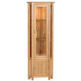 Oak 1 - Corner Display Cabinet