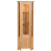 Oak 1 - Corner Display Cabinet