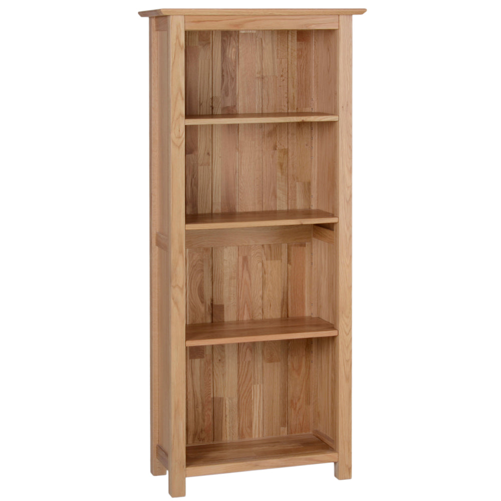 Oak 1 - 5' Narrow Bookcase