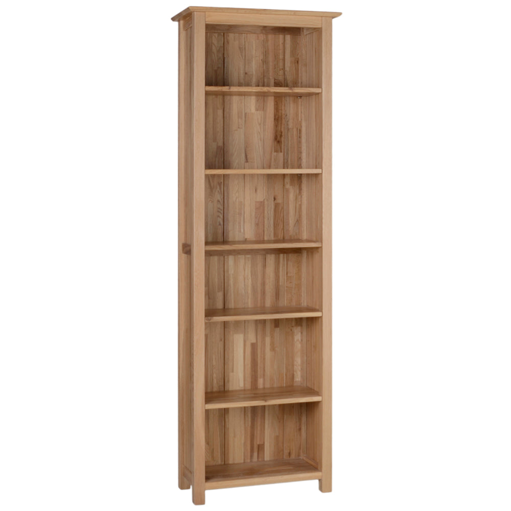 Oak 1 - 6' Narrow Bookcase