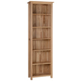 Oak 1 - 6' Narrow Bookcase