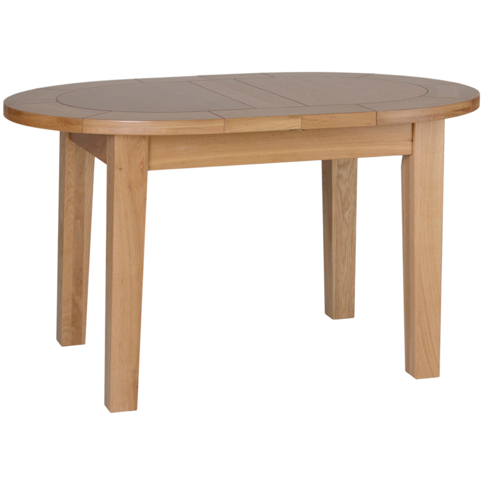Oak 1- D-End Extending Table