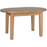 Oak 1- D-End Extending Table