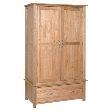 Oak 1 - Gents 1 Drawer Wardrobe