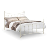 Ravel White - King Size Frame Bed