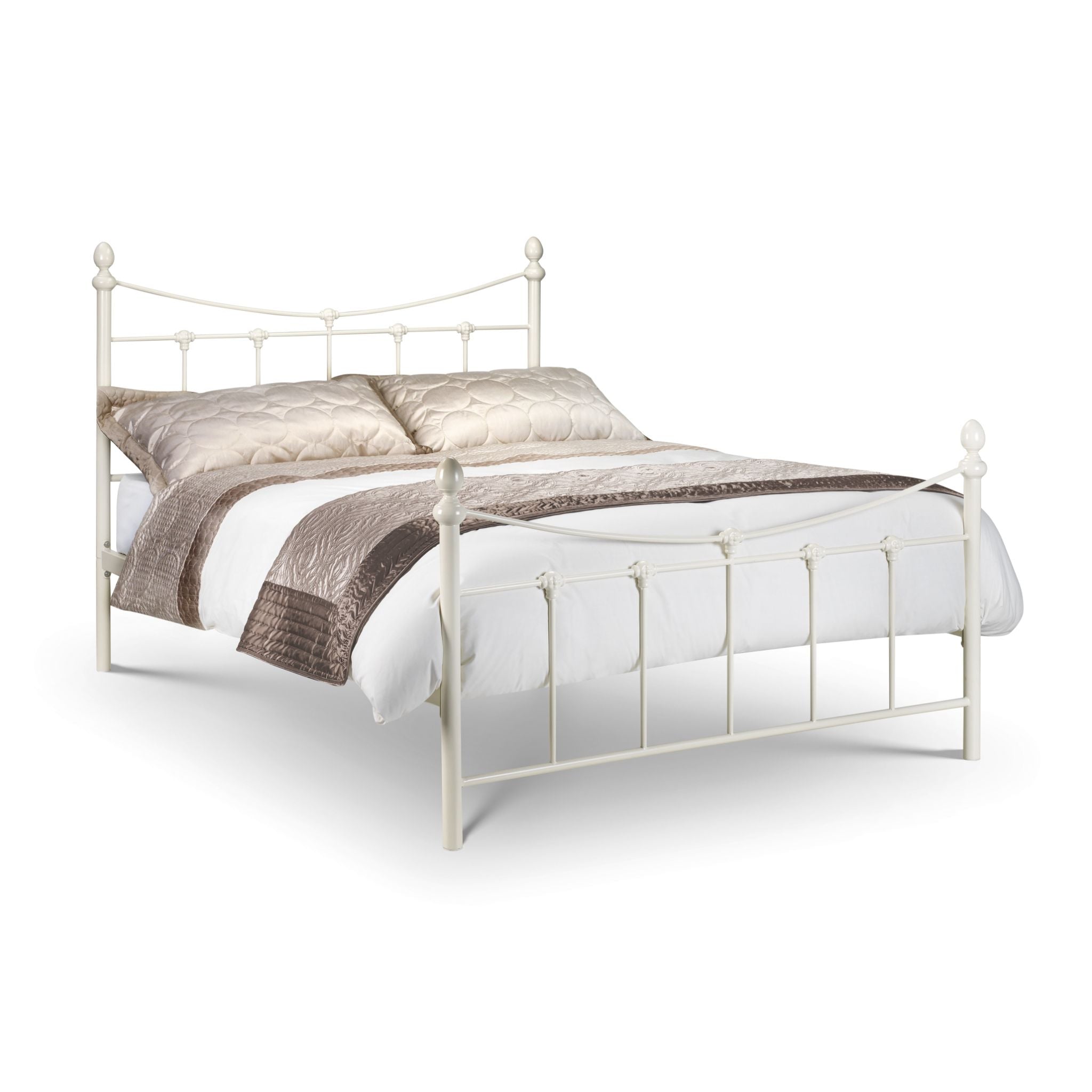 Ravel White - Single Frame Bed