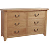 Oak 3 - 6 Drawer Wide Chest