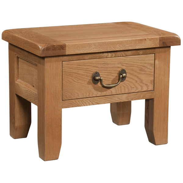 Oak 3 - Side Table With Drawer