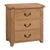 Oak 3 - 3 Drawer Chest