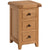 Oak 3 - Compact 3 Drawer Bedside
