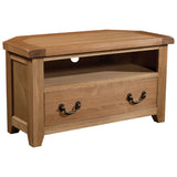 Oak 3 - Corner Tv Unit