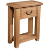 Oak 3 - 1 Drawer Console Table