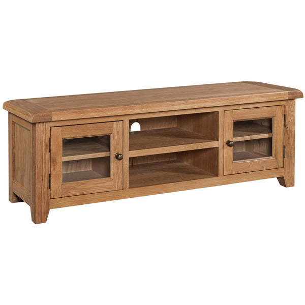 Oak 3 - Wide Screen Tv Unit