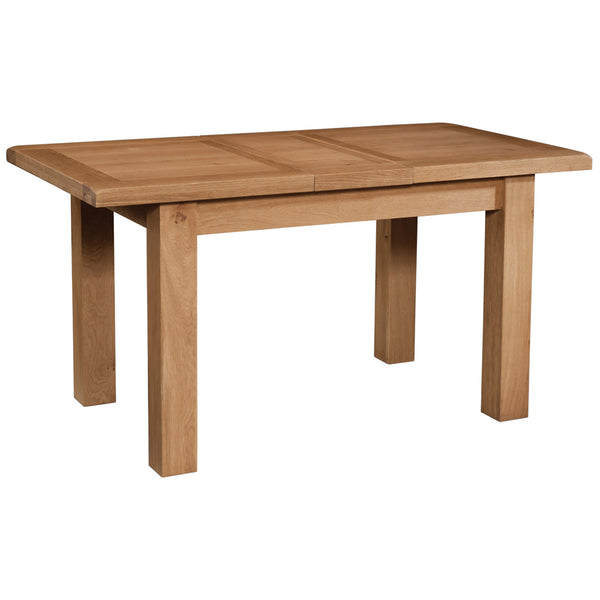 Oak 3 - Dining Table With 1 Extension 120-153 X 80